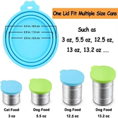 One Silicone lid fit multiple size cans