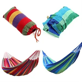 Outdoor Camping Canvas Single Hammock