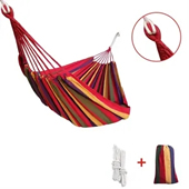 Outdoor Camping Canvas Single Hammock