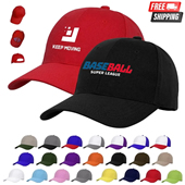 PREMIUM 6 PANEL STRUCTURED BASEBALL CAP