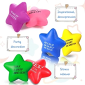 PU Star Stress Balls