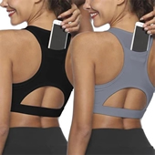 Phone Pocket Yoga Sports Bra