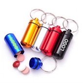 Pill Box Keychains