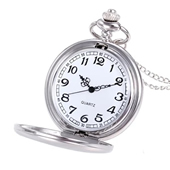 Pocket Quartz Watch with Chain