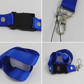 Polyester Detachable 3/4" Lanyard with USB Flash Drive/8G/16