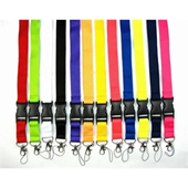 Polyester Lanyards with Detachable Buckle release