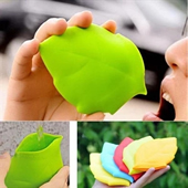 Portable Silicone Leaf Shape Pocket Cup