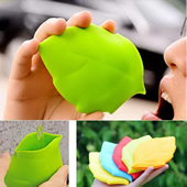 Portable Silicone Leaf Shape Pocket Cup