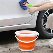 Portable folding bucket