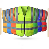 REFLECTIVE SAFETY VEST W/POCKETS