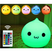 Rechargeable Waterdrop Silicone Night Light