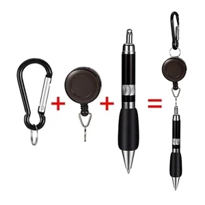 Retractable Carabiner Pen