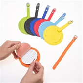 Round Luggage Tag