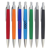 Rubber Coated Click Ballpoint Pen