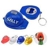 Safety Helmet Bottle Opener Keychain