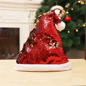 Santa Holiday Sequin Hat