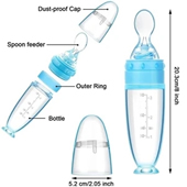 Silicone Baby Food Feeder Bottle