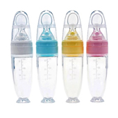 Silicone Baby Food Feeder Bottle