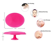 Silicone Face Scrubber Cleanser Brush Pad