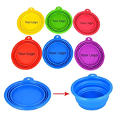 Silicone Foldable Pet Bowls/dog bowls