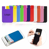 Silicone Phone Card Holder With Custom Logo Bag