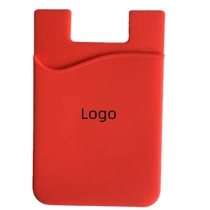 Silicone Phone Card Holder With Custom Logo Bag