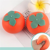 Silicone Squeeze Toys Stress Relief Persimmon