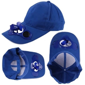 Solar Power Cooling Fan Baseball Cap