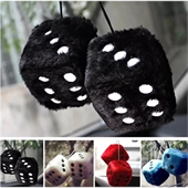 Square Hanging Couple Plush Dice