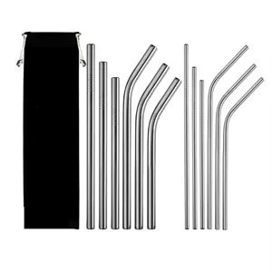 Stainless Steel Straws Straight and Bent Tubes