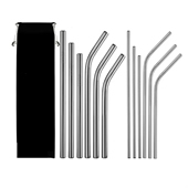 Stainless Steel Straws Straight and Bent Tubes