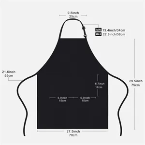 Unisex Aprons Adjustable Waterdrop Resistant with 2 Pockets