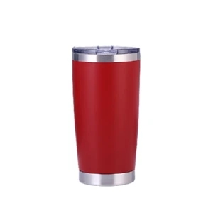 Vacuum Insulated Tumbler, 20oz./Stainless Steel Sport Cup