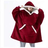 Wearable Sweatshirt Blanket Hoodie