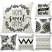 Wreath Decorative Throw Pillow Covers