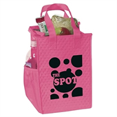 Zipper Insulated Non-Woven Tote Bags