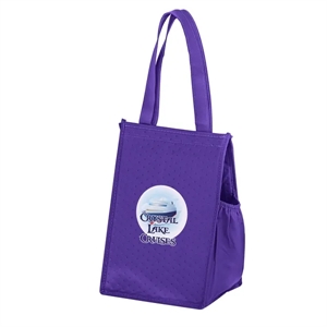 Zipper Insulated Non-Woven Tote Bags