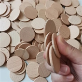 wooden tokens